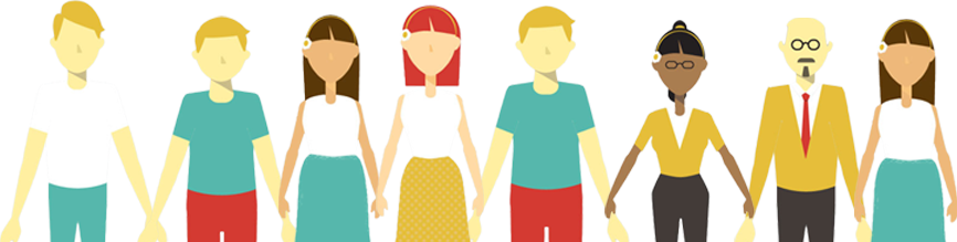 people holding hands